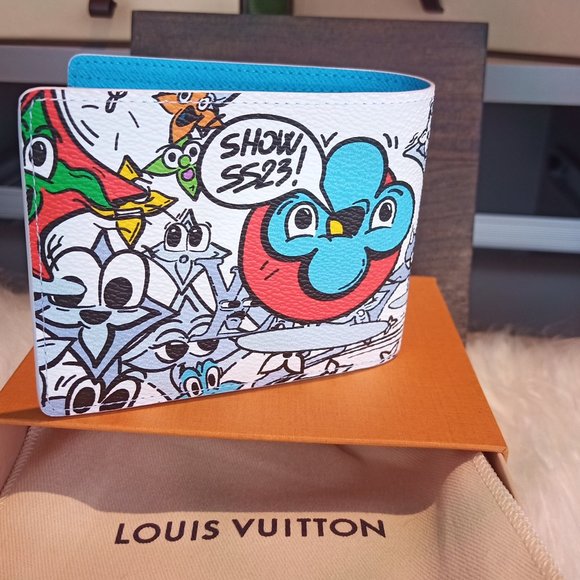 RARE LV COMIC Multiple Wallet (SS23 Virgil's Last Project) BNWT! Full Inclusion - Picture 3 of 14